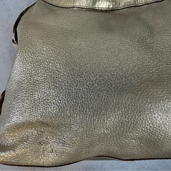 Kate Spade Gold Metallic Large Shoulder Bag - Picture 12 of 16
